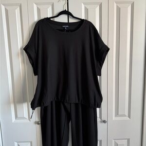 Modern Works Relaxed Black Pant Set